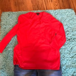 Red 3/4 sweater